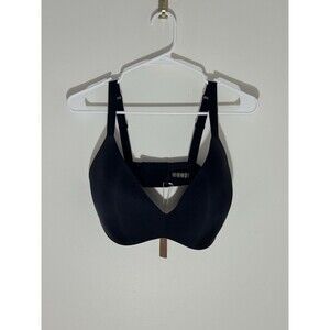 SKIMS Wireless Form Push Up Plunge Bra Onyx 38DDD NWT